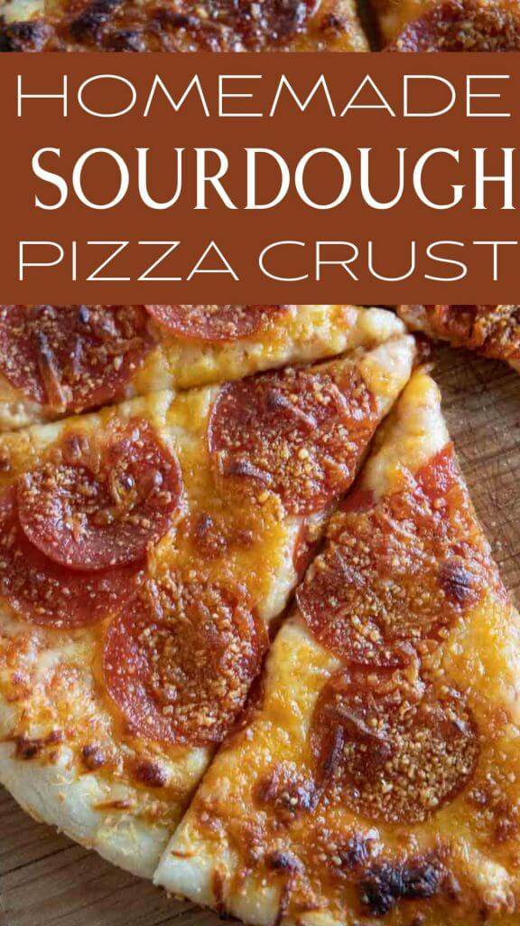 This easy sourdough pizza dough it perfection! Its easy to make and creates the most crispy and flavorful sourdough pizza crust!