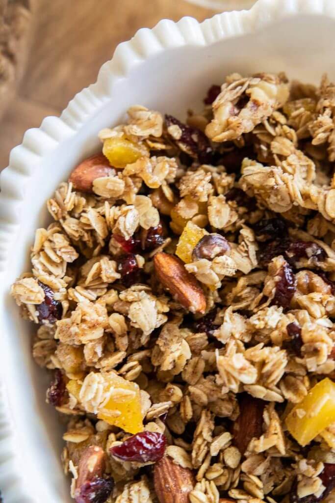 Make this incredible sourdough discard granola with your excess sourdough discard! It is easy to make and tastes incredible!