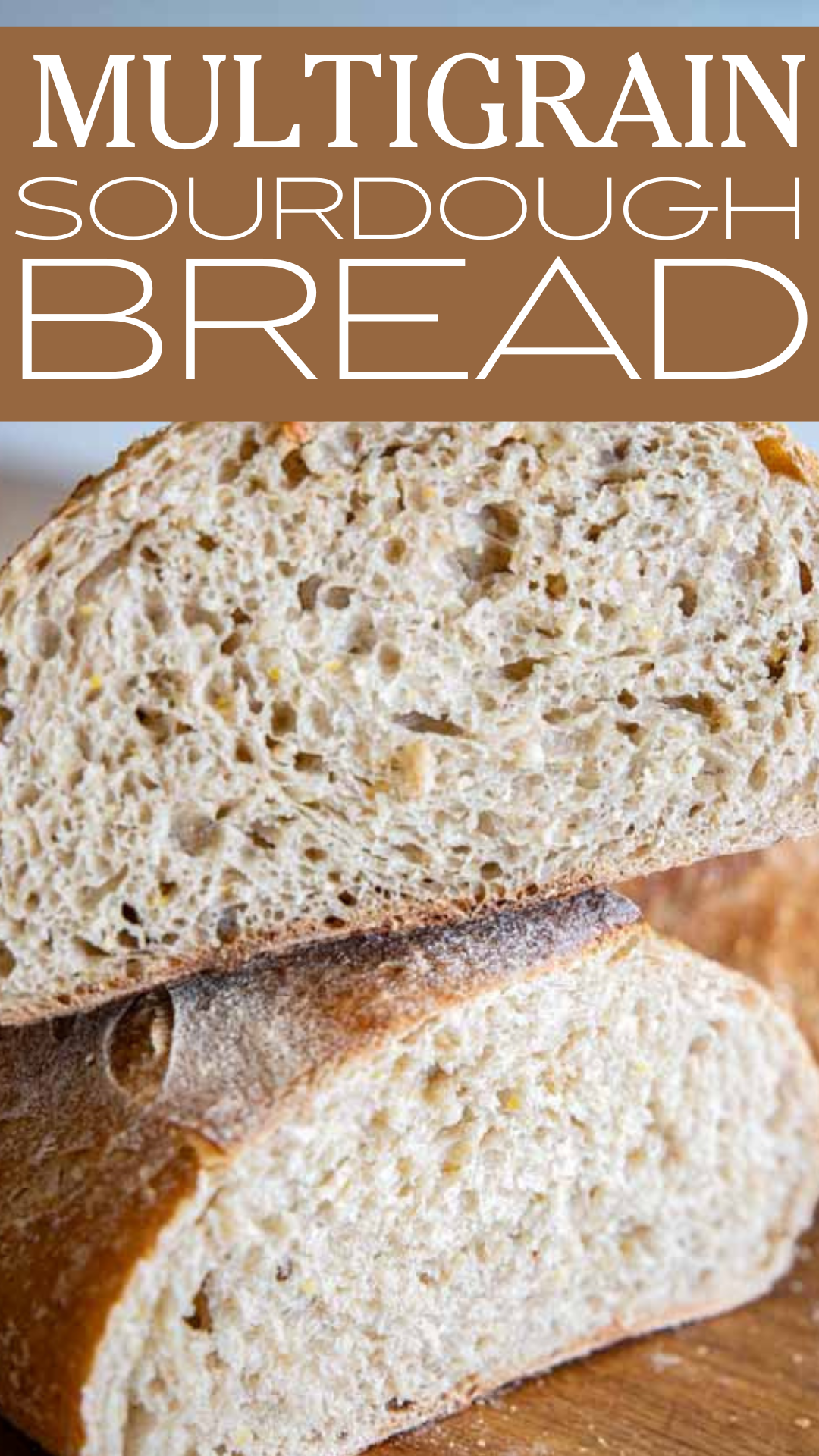 This delicious multi grain sourdough bread is the perfect bread to make weekly to feed and nourish your family. With a slightly sweet note from the maple syrup and many benefits from the multi grain cereal, it makes this sourdough bread a superfood for your family. It has a soft crumb and a wonderful flavor.