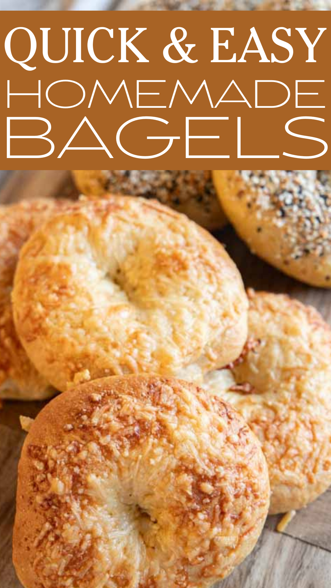 This easy homemade bagel recipe will make you some amazing bagels that will rival anything store bought and can be made in no time!