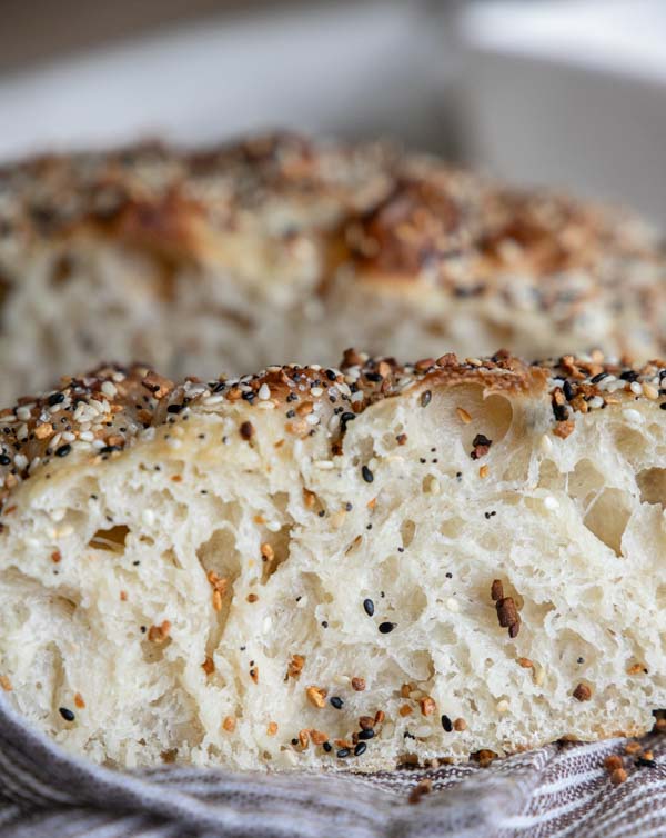 Everything But the Bagel Sourdough Focaccia Bread
