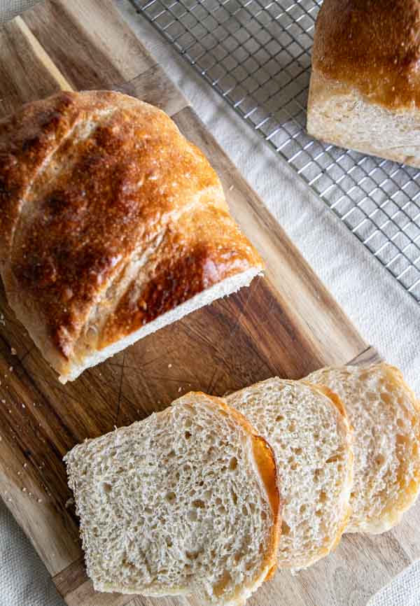 Make this amazing soft multigrain sourdough sandwich bread. With whole grains included in the bread it is more hearty and flavorful.