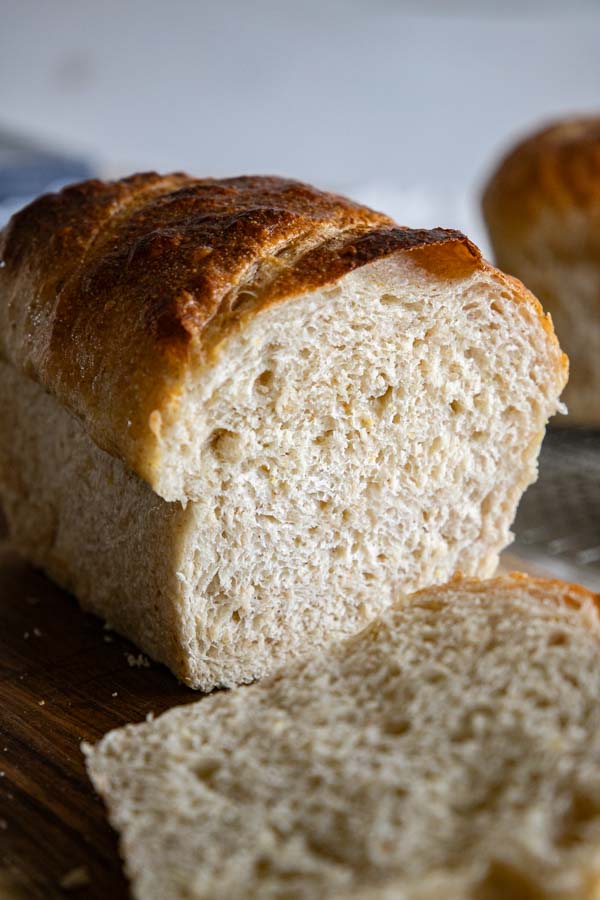 Make this amazing soft multigrain sourdough sandwich bread. With whole grains included in the bread it is more hearty and flavorful.