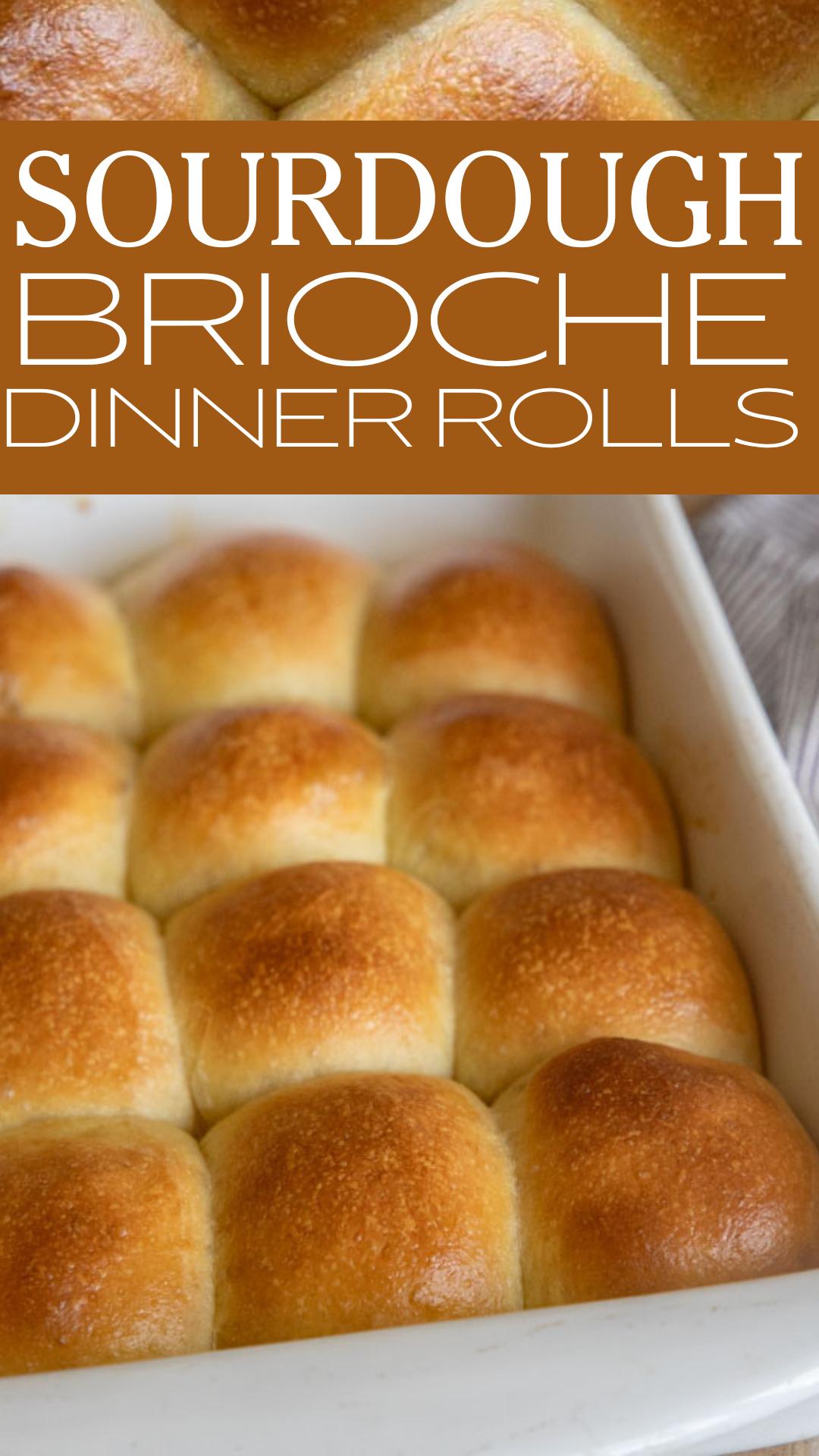 Sourdough brioche rolls are buttery, soft and so flavorful. Make them for your next weeknight dinner with soup, pastas and more.