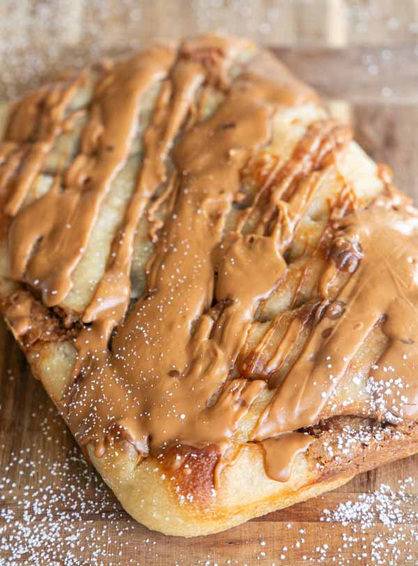 Amazing Cookie Butter Sourdough Focaccia Bread