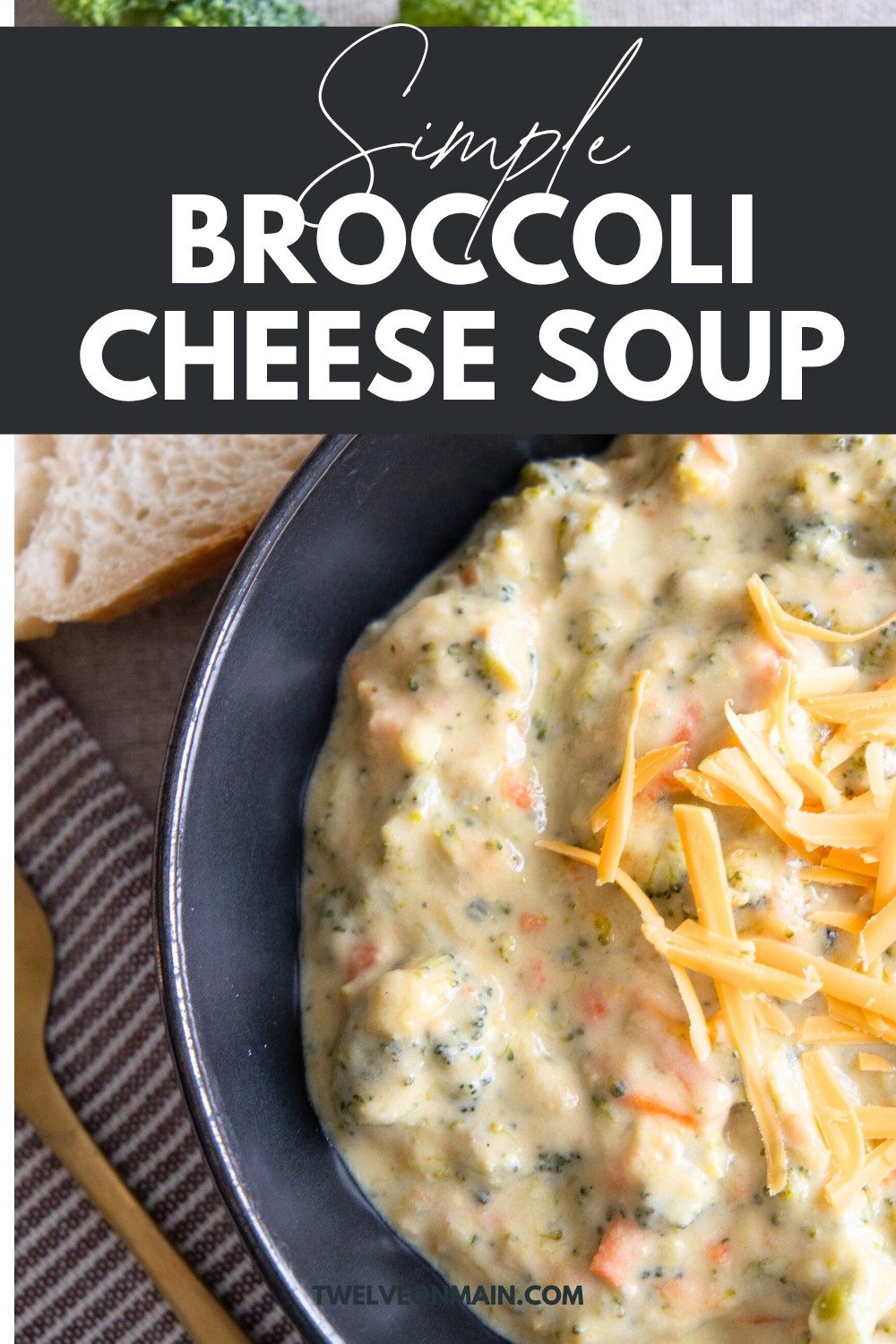 Rich, creamy broccoli cheese soup packed with flavor — the ultimate comfort food made with fresh ingredients