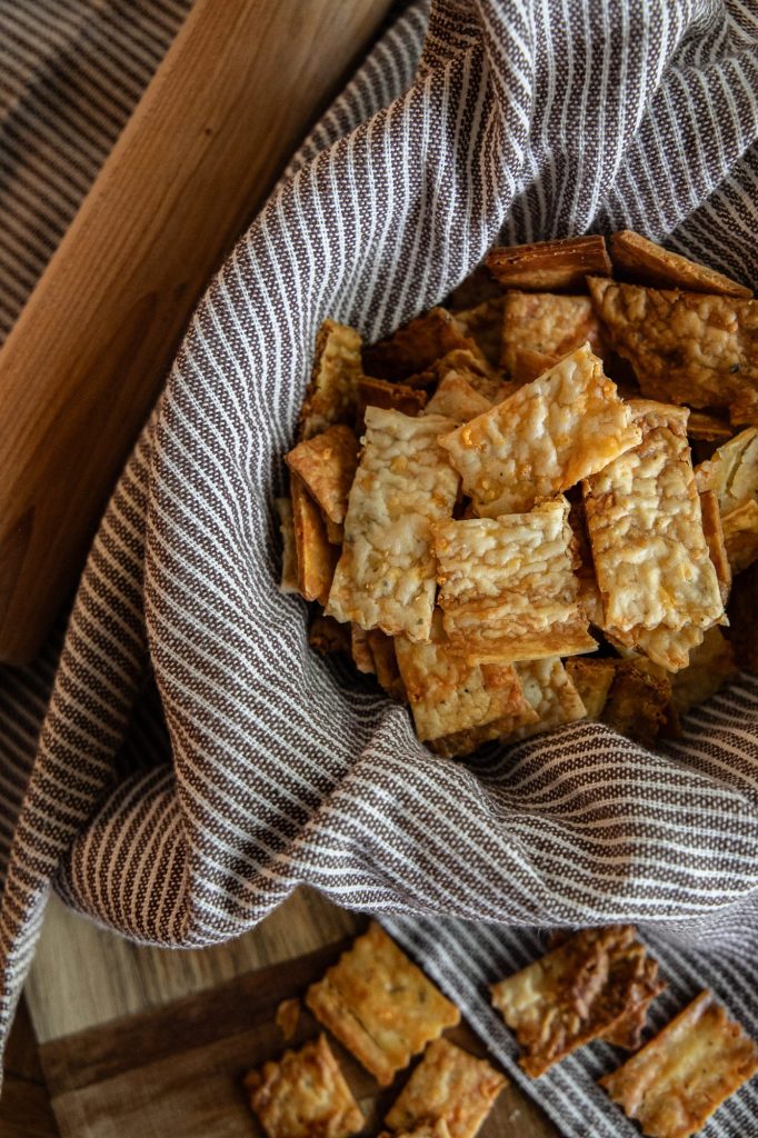 Crispy, tangy, and full of flavor — these homemade sourdough crackers are the perfect way to use up sourdough starter discard. Easy to make, endlessly snackable, and totally addictive!