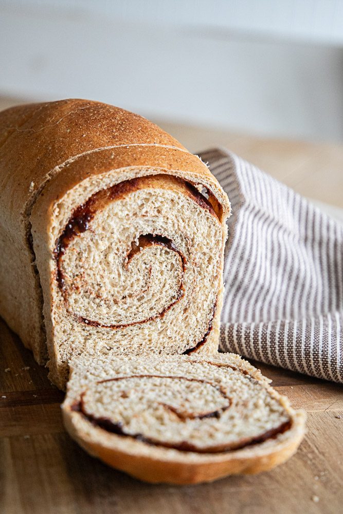 Amazing Wheat Cinnamon Swirl Bread