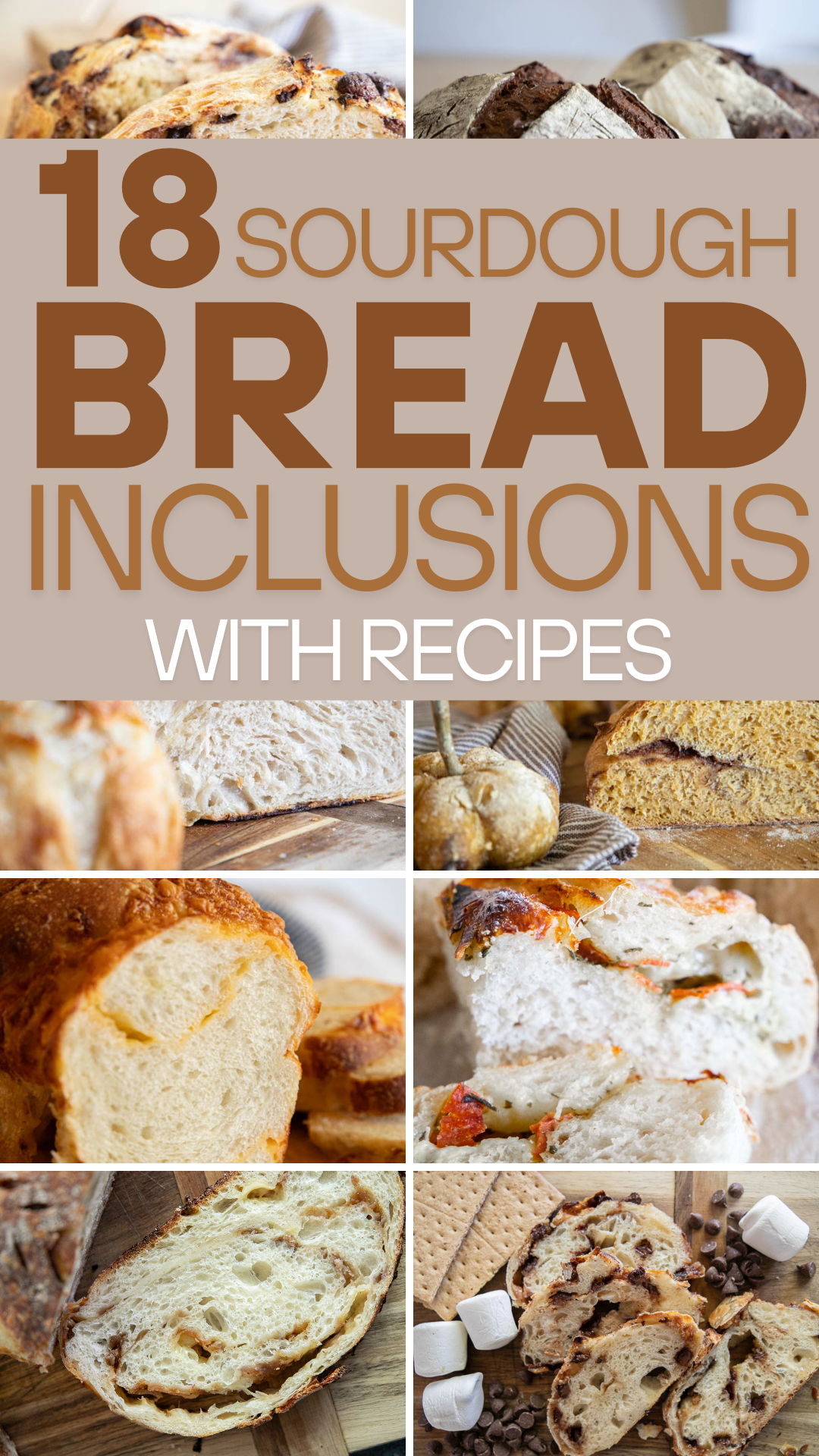 18 must-try sourdough inclusion ideas! From savory cheese and herbs to sweet chocolate and fruit combinations, these flavor-packed loaves will inspire your next bake.