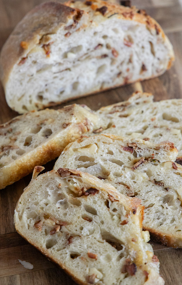 Bacon, Chive and Cheddar Sourdough Bread